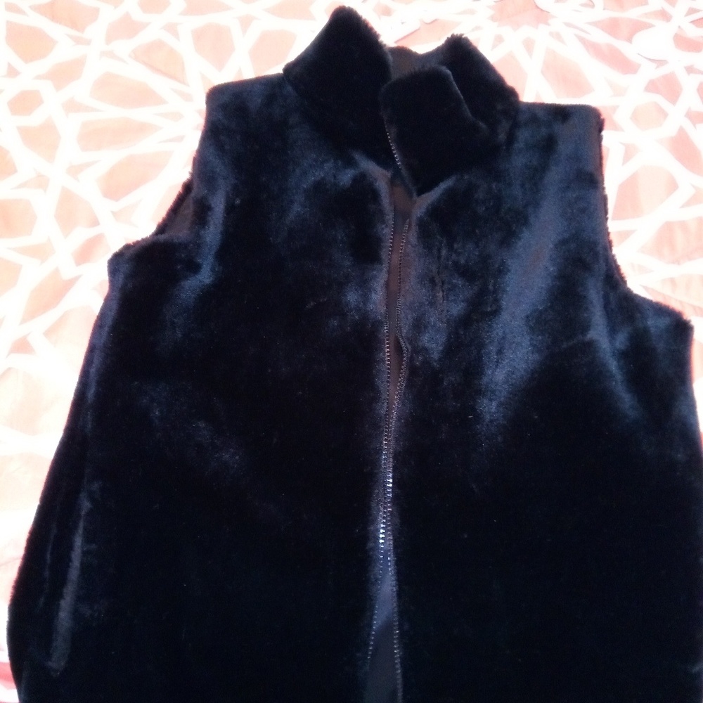 Hellas faux fur vest, very nice made. Vintage
